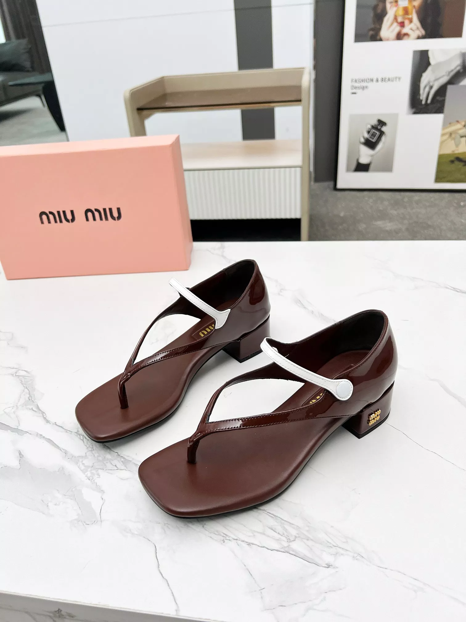 miu miu sandale pour femme s_12b56241